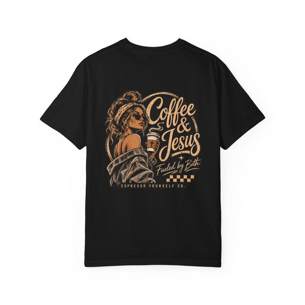 Coffee & Jesus Pin-Up Tee – Espresso Yourself Co.
